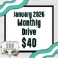 2026 January Monthly Drive