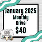 2025 January Monthly Drive