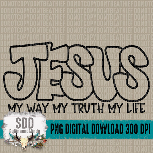 Jesus; My Way, My Truth, My Life Single Color Bundle