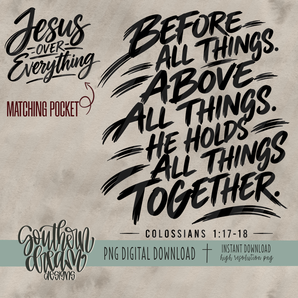 Jesus Over Everything Bundle (Front & Back)