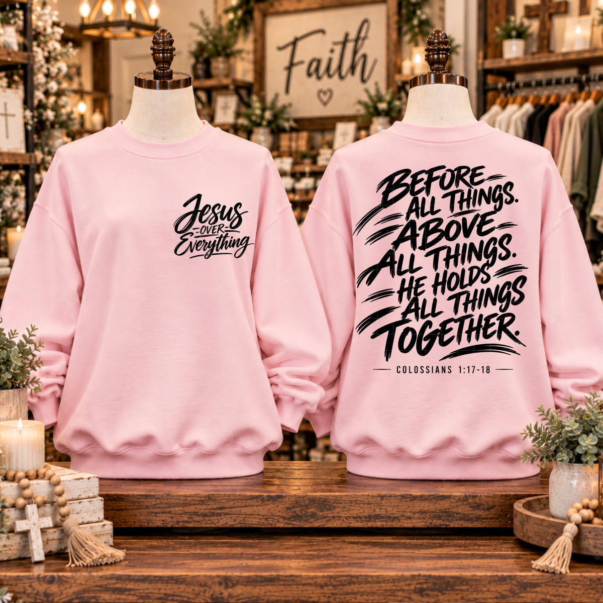 Jesus Over Everything Bundle (Front & Back)