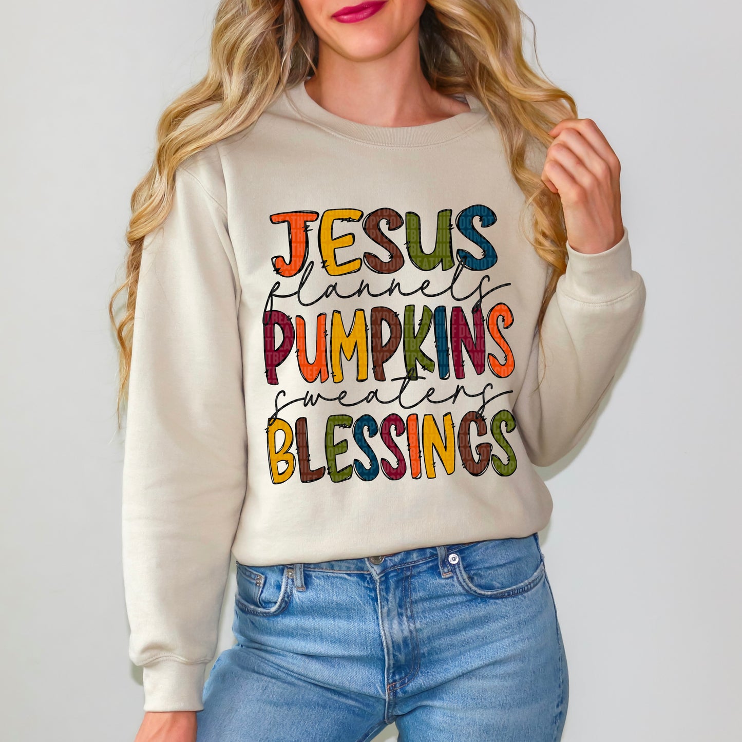 Jesus, Flannels, Pumpkins, Sweaters, Blessings