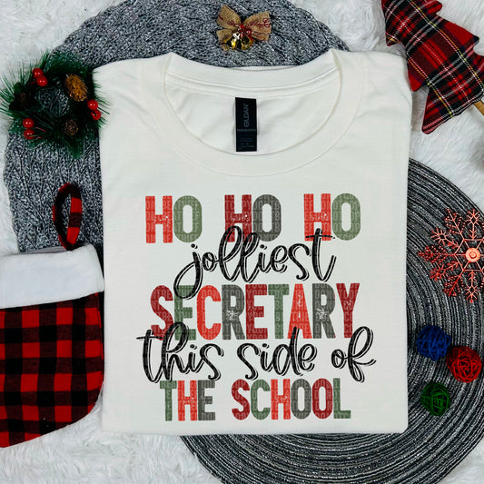 Jolliest Male Version; Secretary