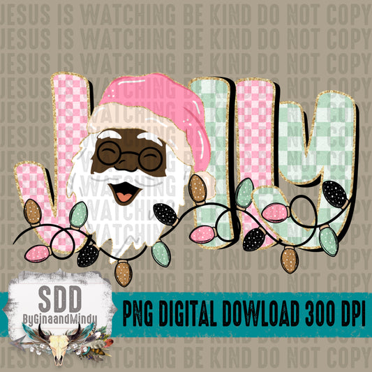 Jolly Santa; Dark Skin