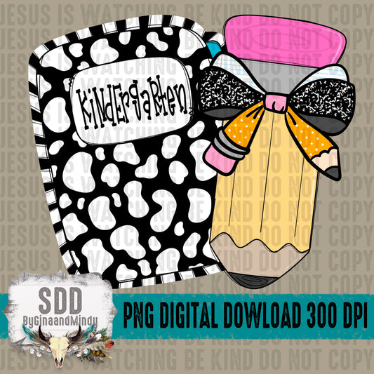 Leopard Pencil Bow; Kindergarten