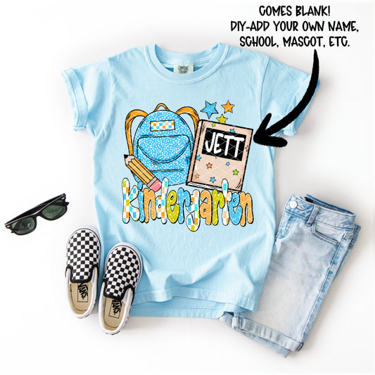 Backpack DIY Collection; Kindergarten Boy