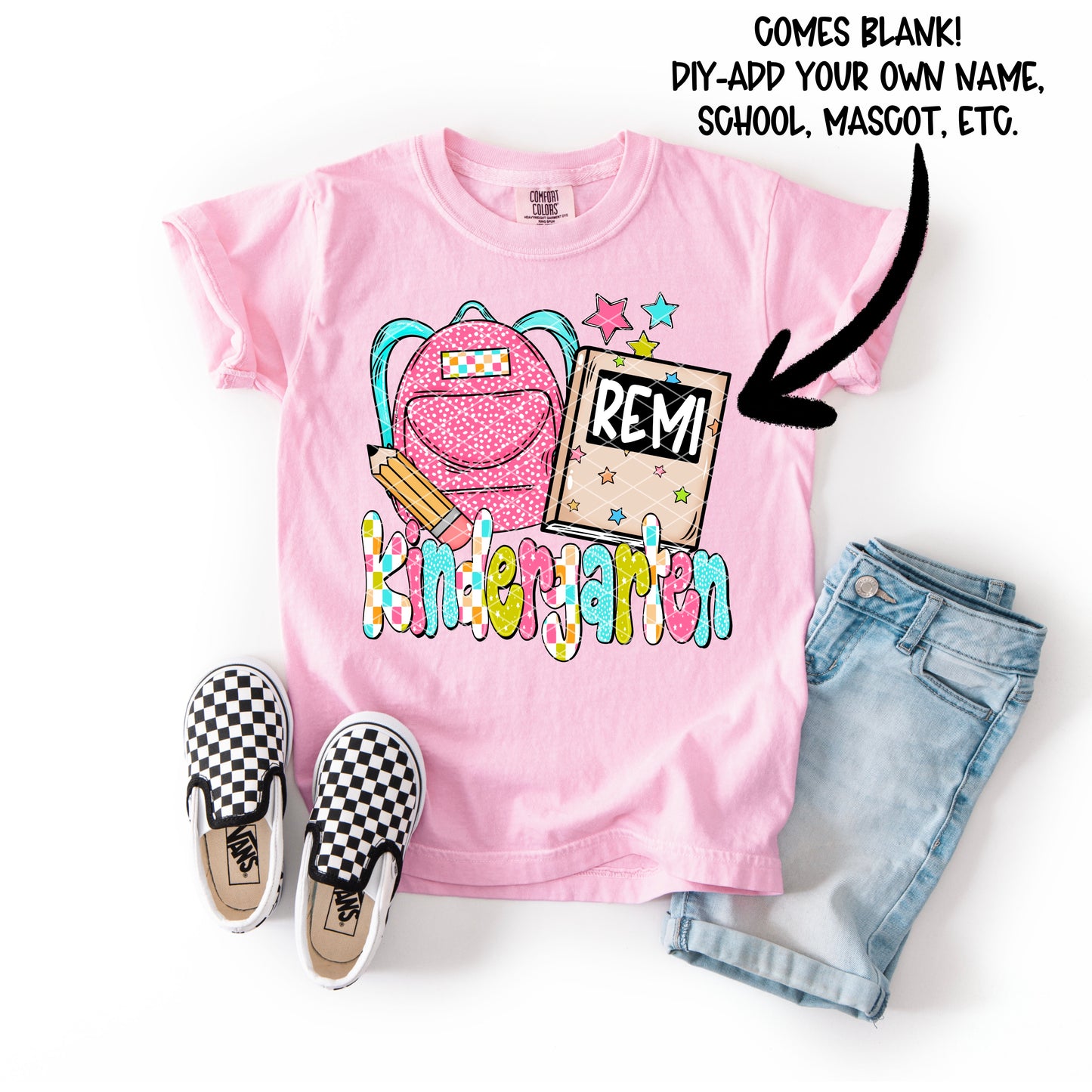 Backpack DIY Collection; Kindergarten Girl