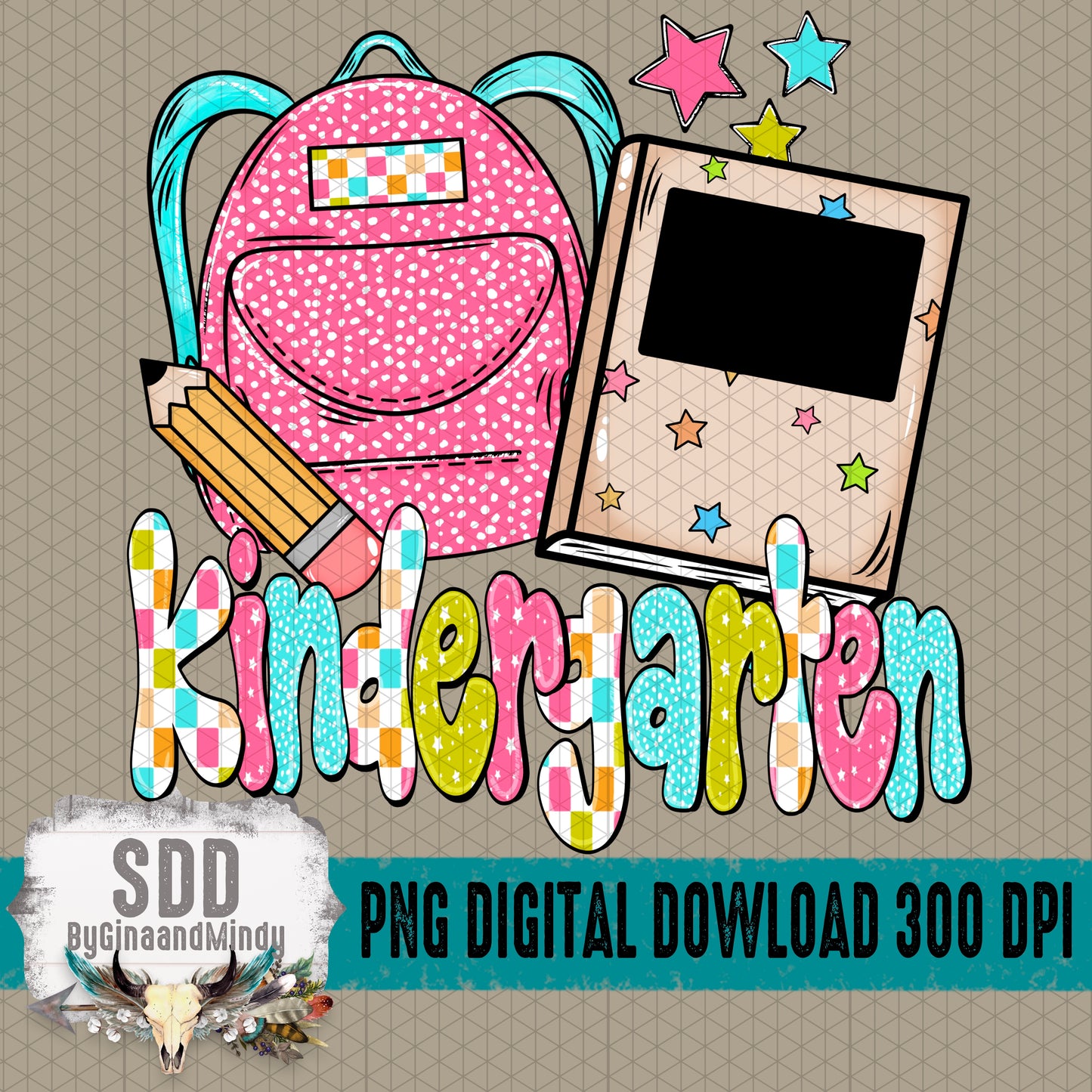Backpack DIY Collection; Kindergarten Girl