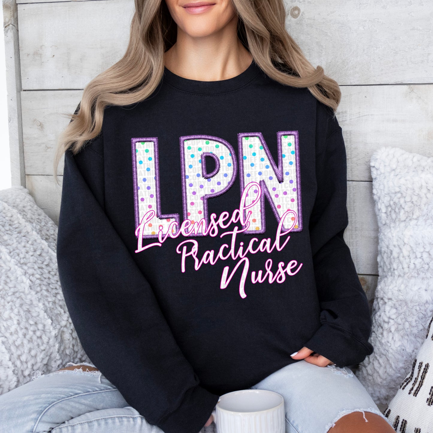 LPN Dots Embroidery