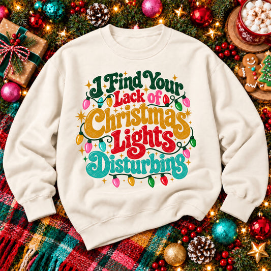 I Find Your Lack of Christmas Lights Disturbing
