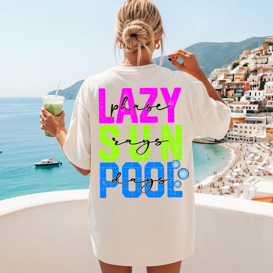 Lazy Sun Pool Days