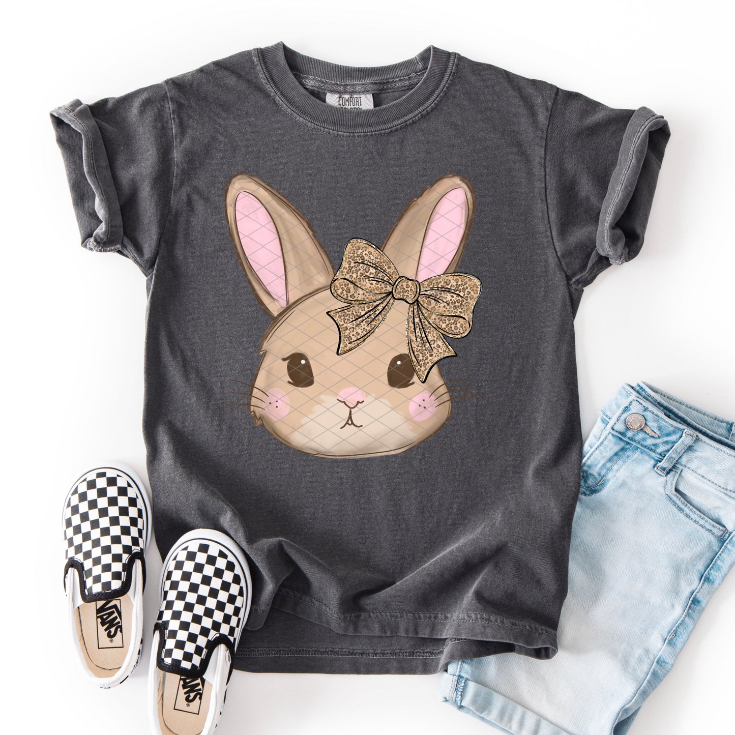 Leopard Bow Bunny