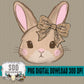Leopard Bow Bunny