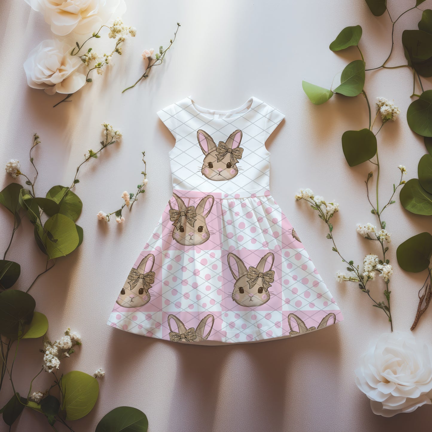 Leopard Bow Bunny