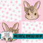 Leopard Bow Bunny Seamless Bundle