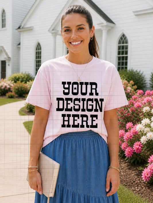 Light Pink Christian Faith