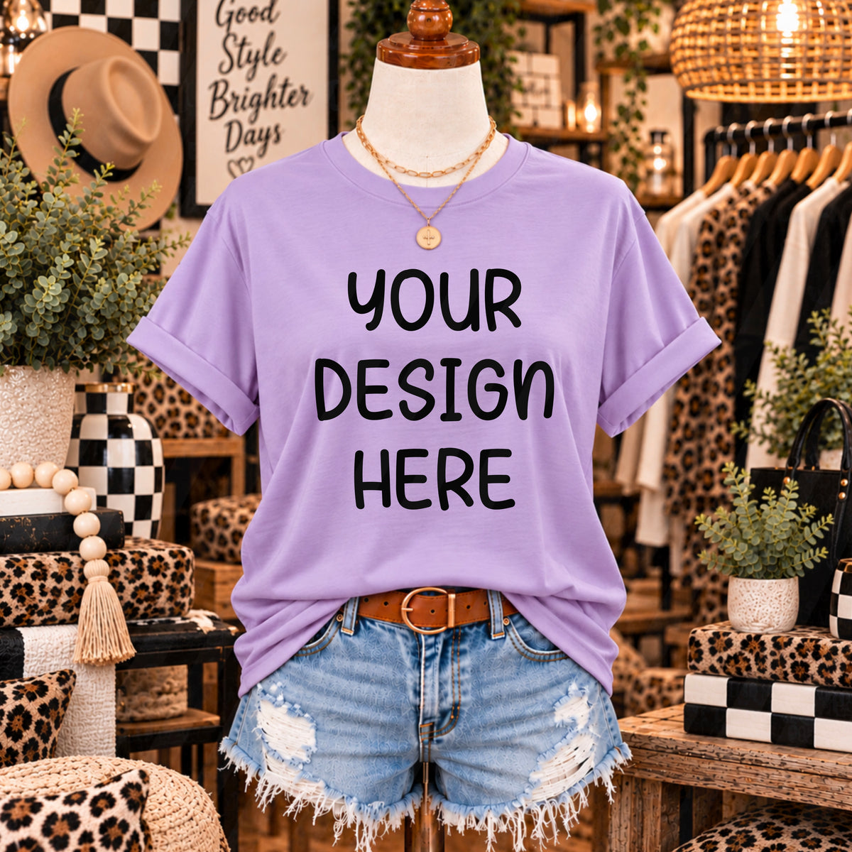 Lavender Boutique Mannequin Mockup