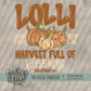 Harvest Full of Blessings Collection; Lolli