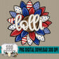 Patriotic Sunflower Collection; Lolli