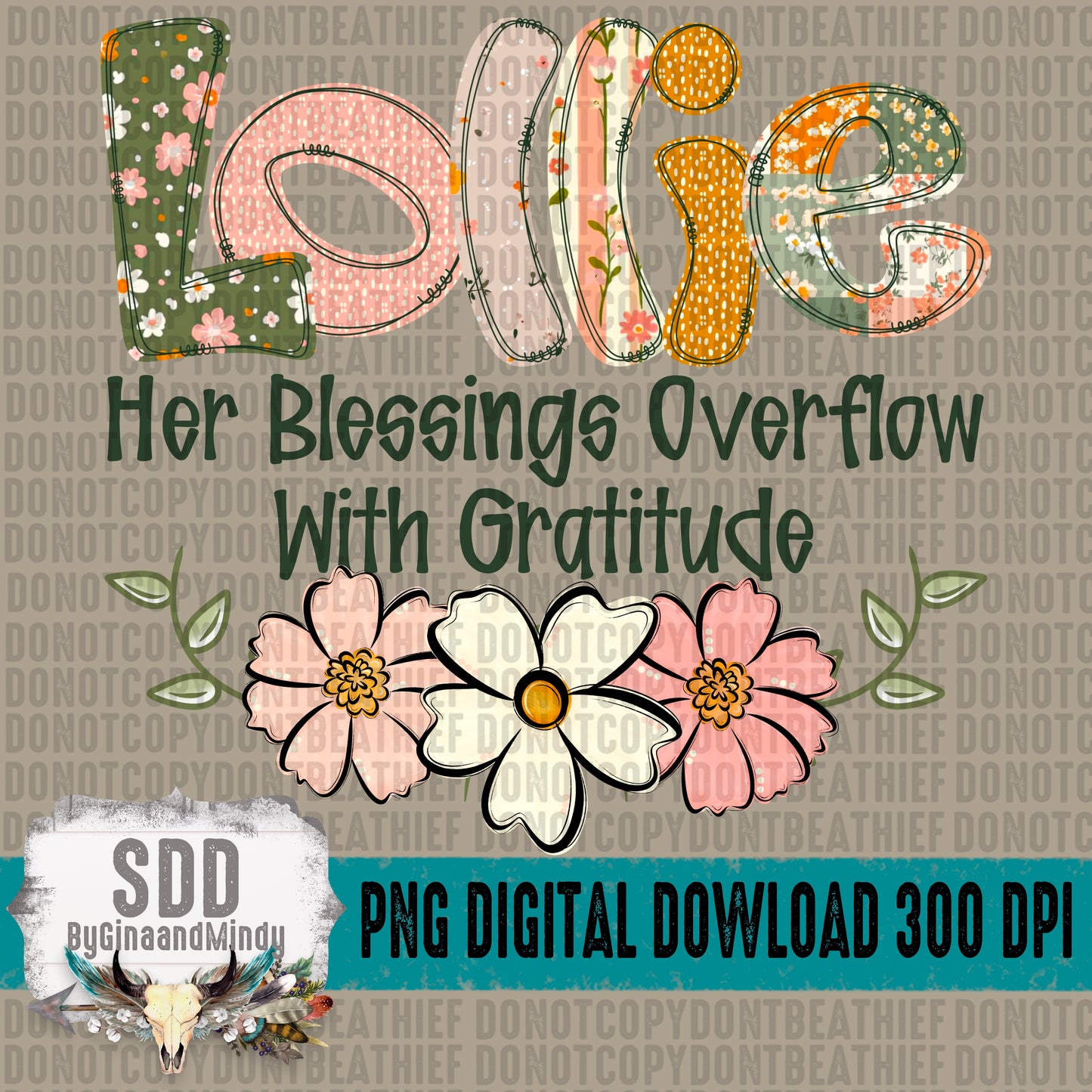 Boho Floral; Lollie