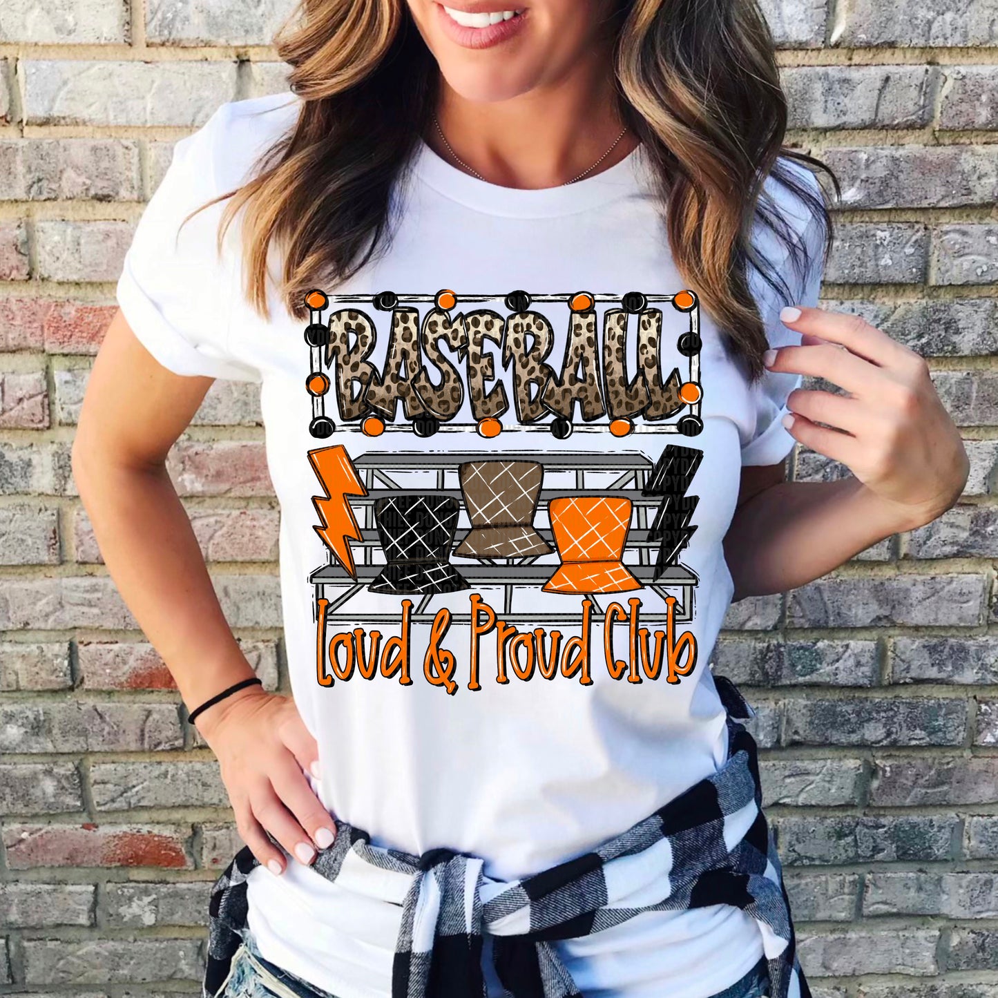 Baseball Loud & Proud (Orange|Black)