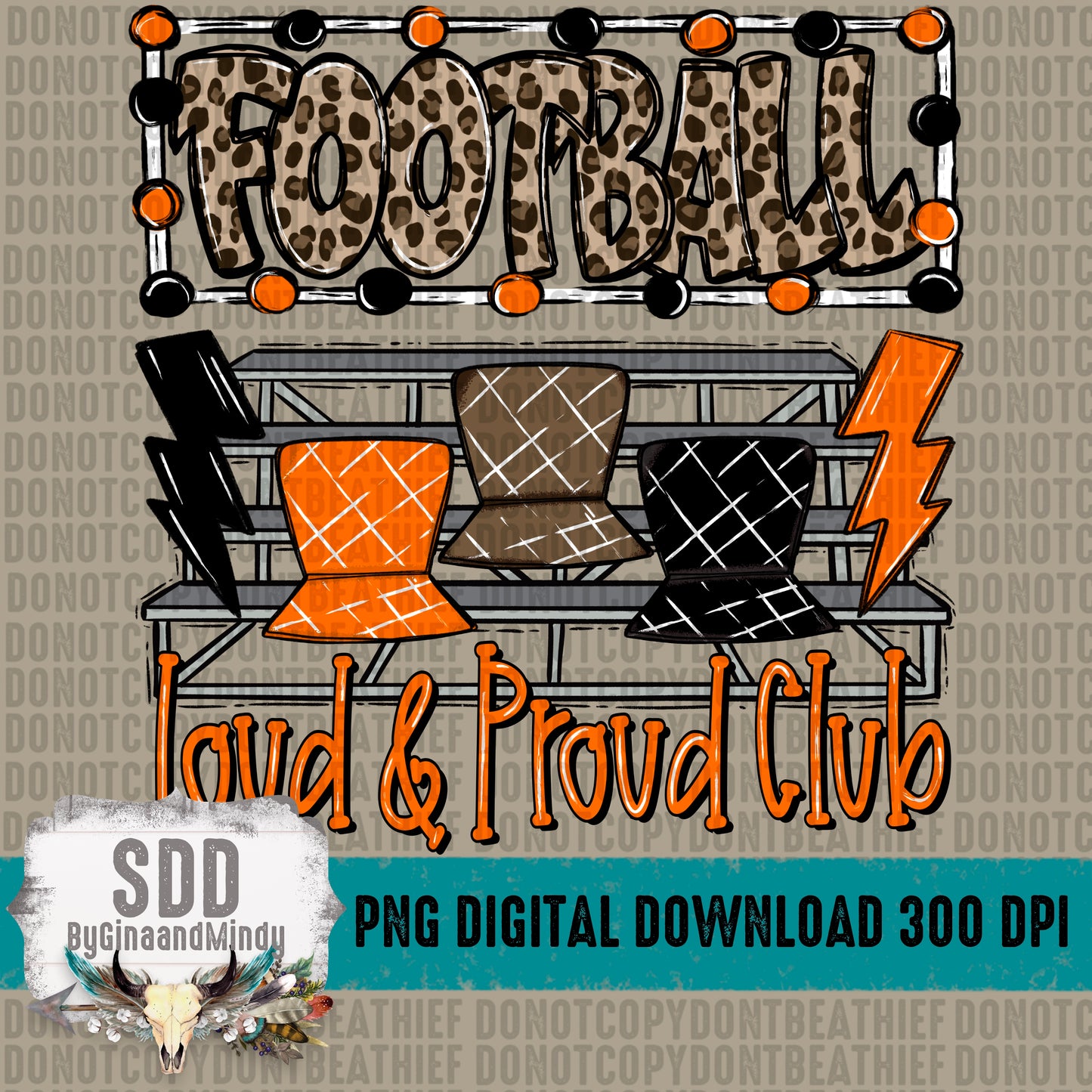 Football Loud & Proud (Orange|Black)