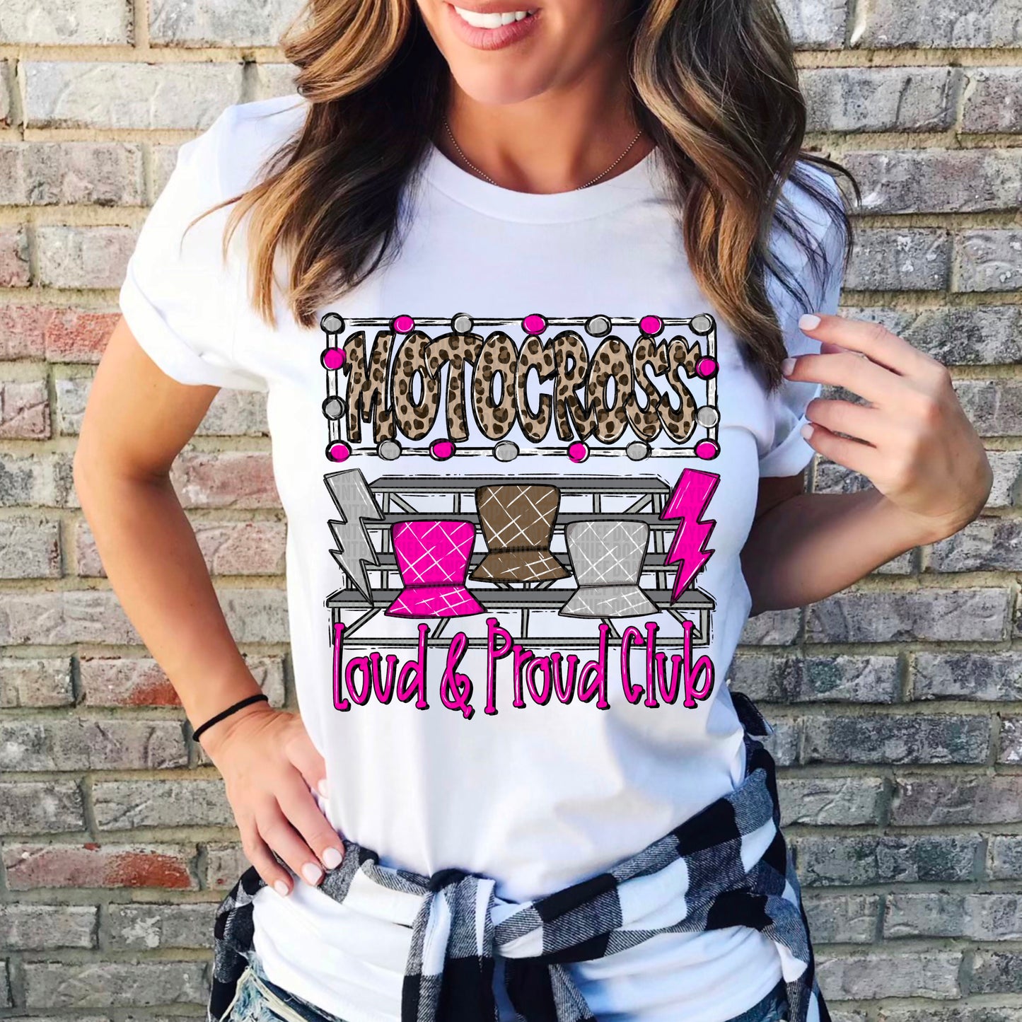 Motocross Loud & Proud (Pink|Leopard)