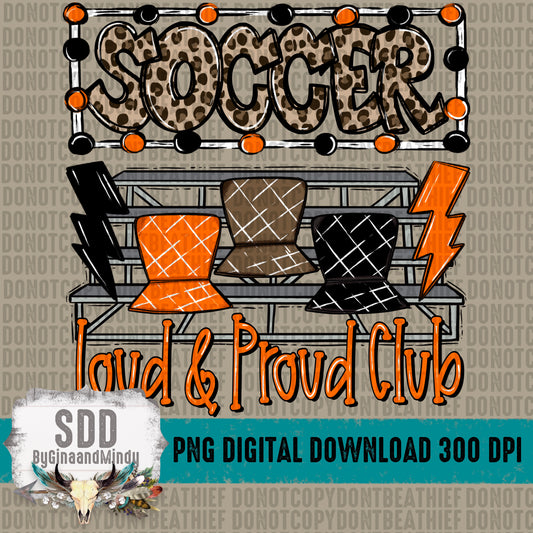 Soccer Loud & Proud (Orange|Black)