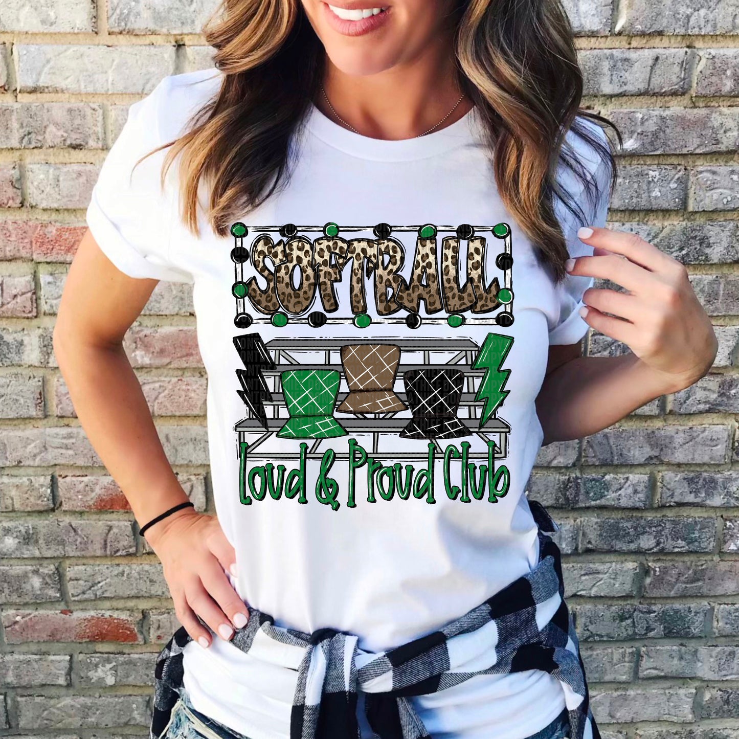 Softball Loud & Proud (Green|Black)