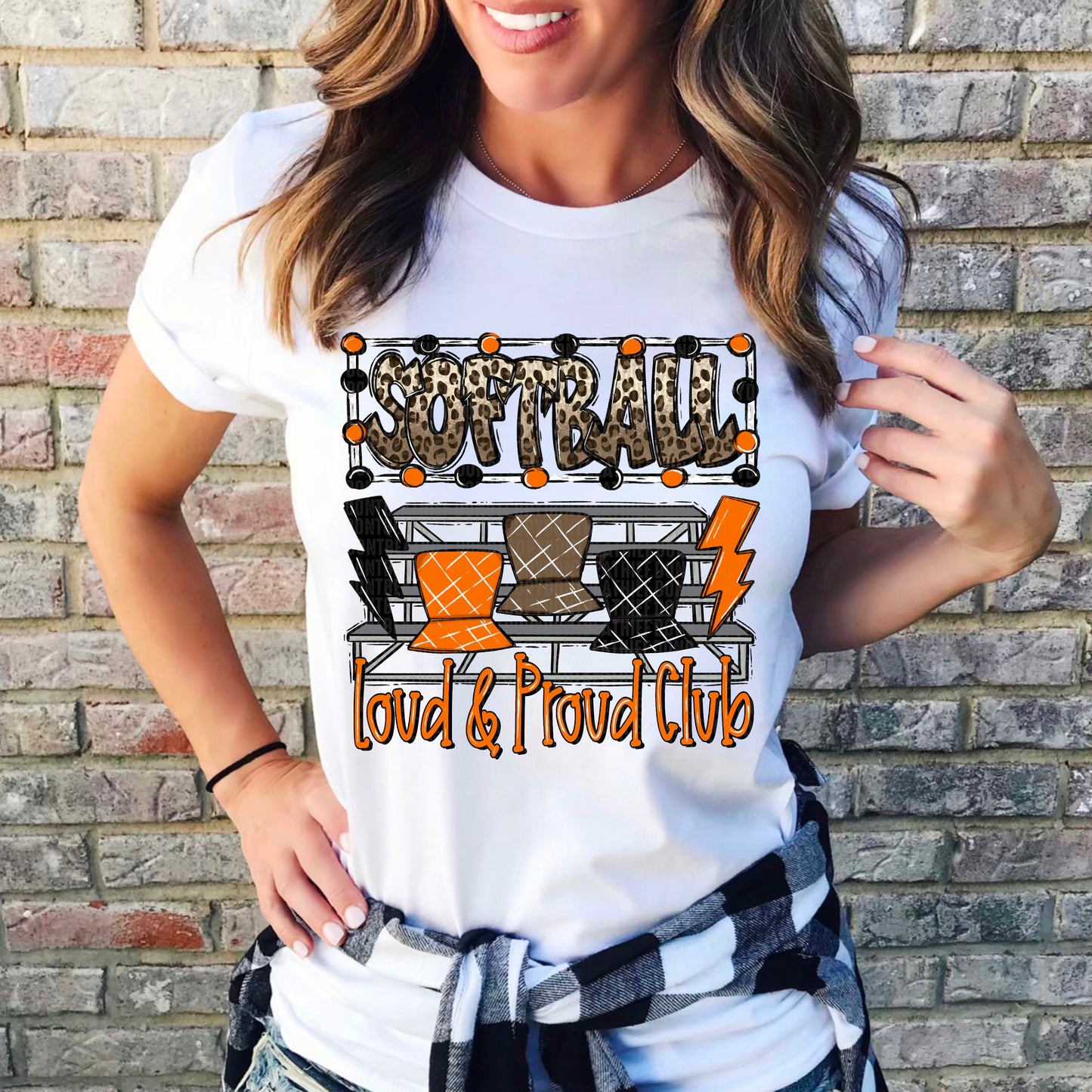 Softball Loud & Proud (Orange|Black)