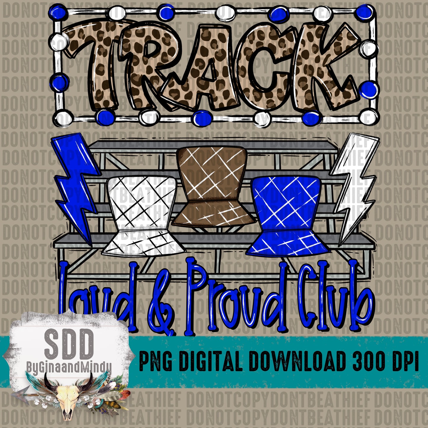 Track Loud & Proud (Blue|White)