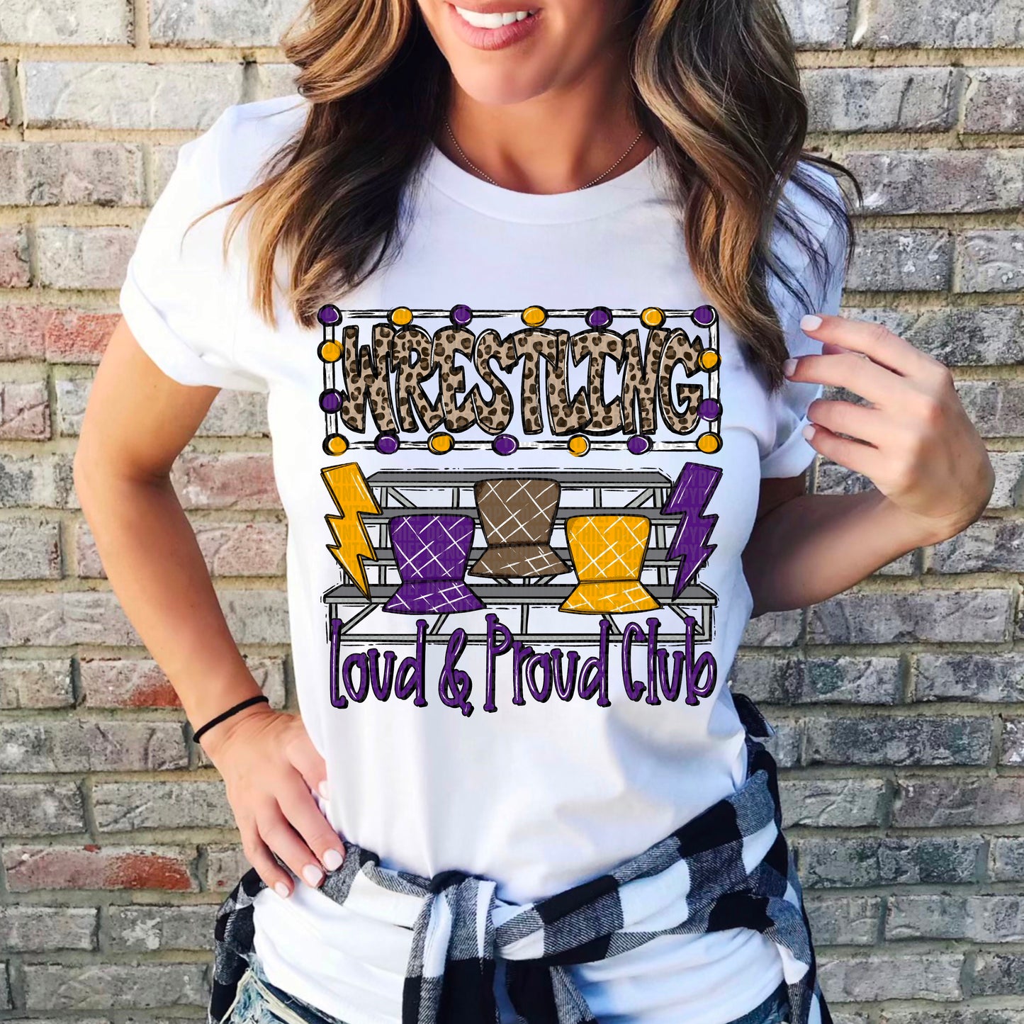 Wrestling Loud & Proud (Purple|Yellow Gold)