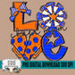 Love Cheer (Orange & Blue) Bundle
