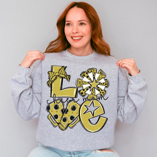 Love Cheer (Black, Gold) Bundle