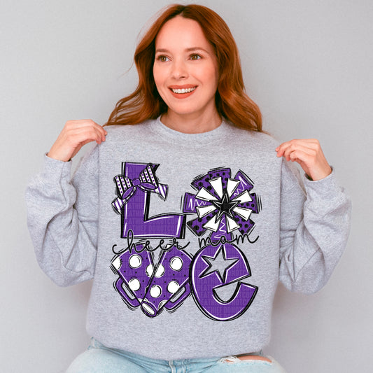 Love Cheer (Purple, Black, White) Bundle
