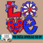 Love Cheer (Red, White, Blue) Bundle
