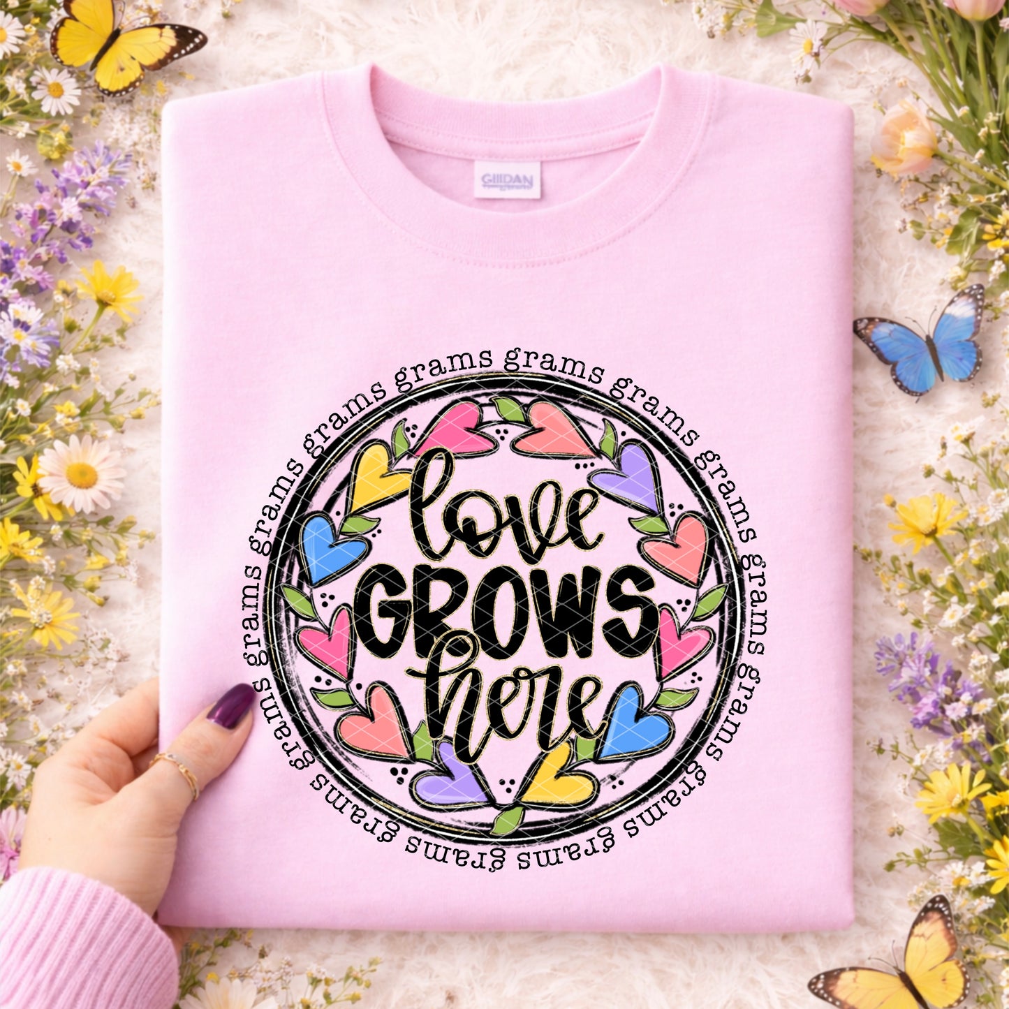 Love Grows Here; Grams