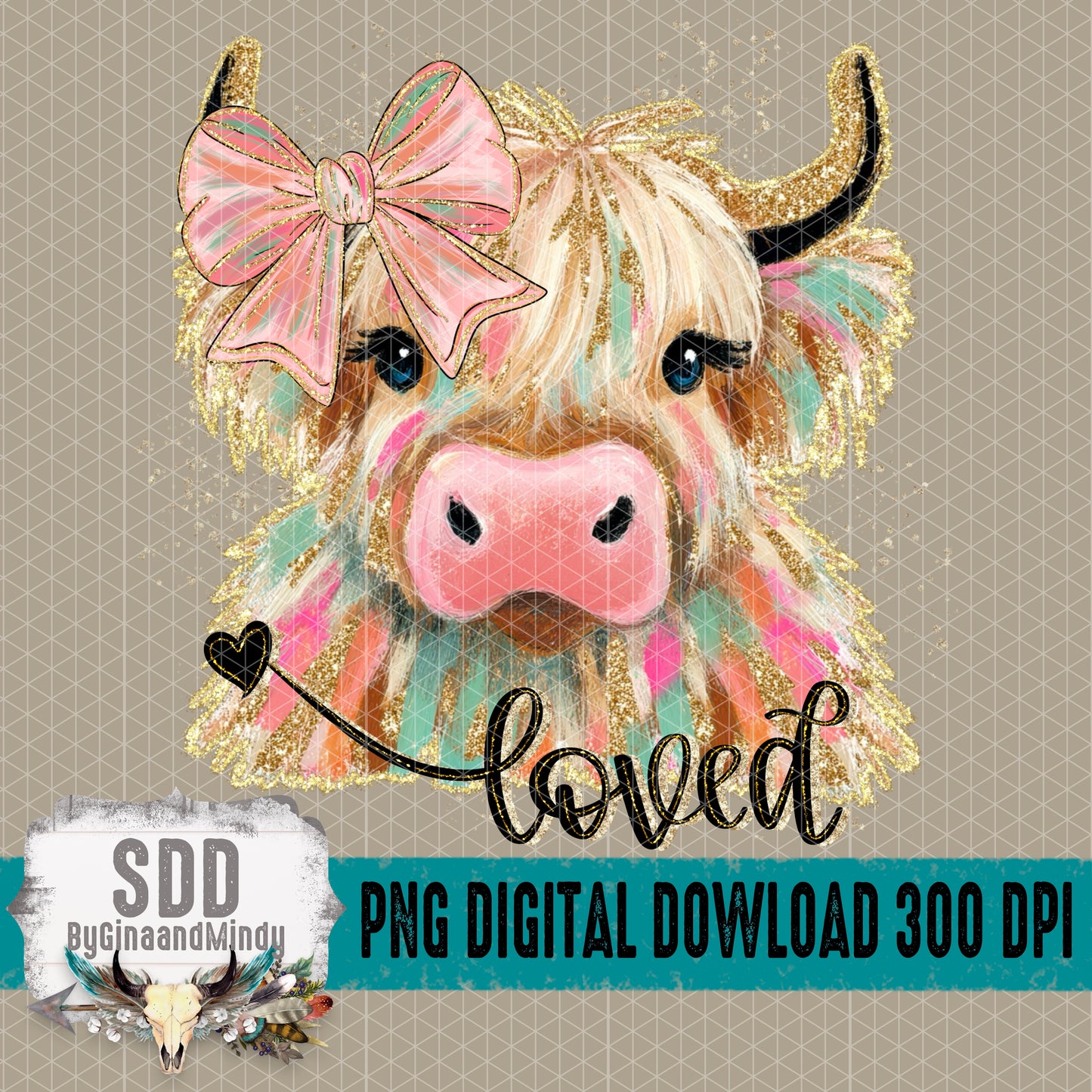 Loved Highland Cow Bundle