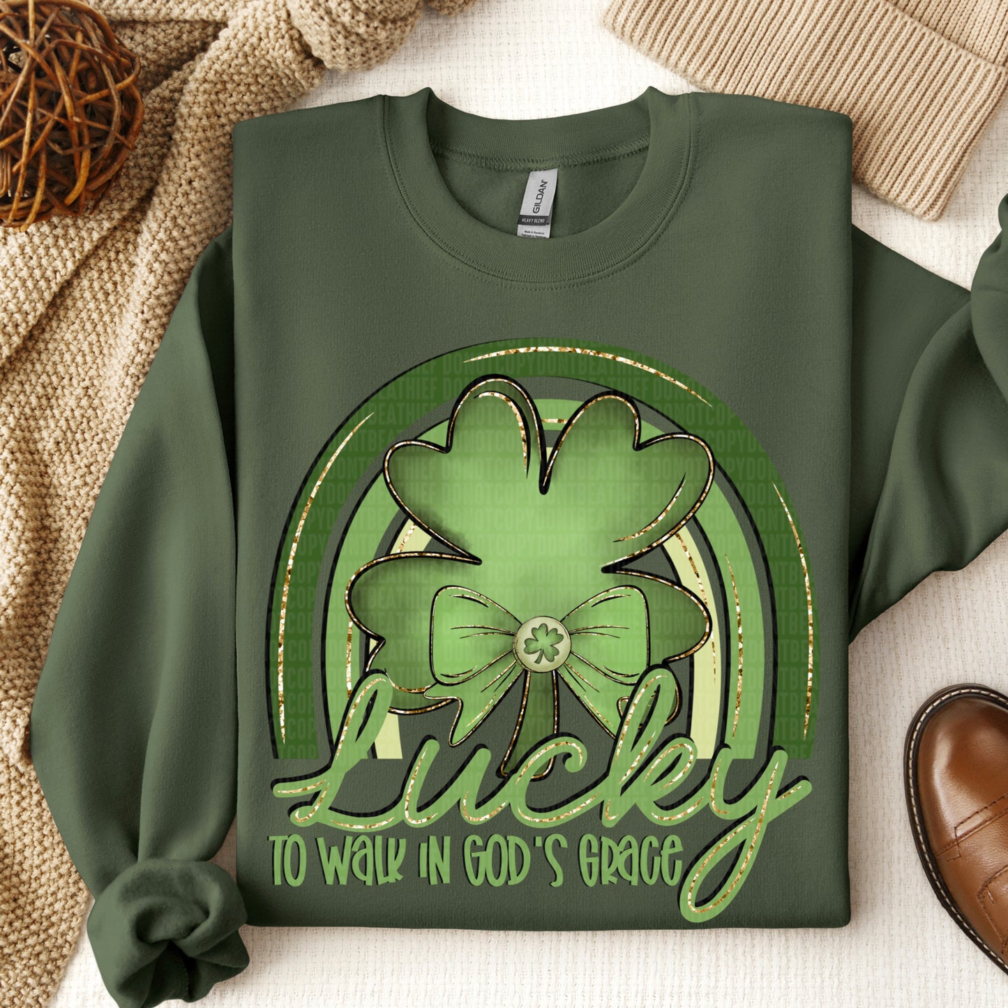 Lucky To Walk In Gods Grace