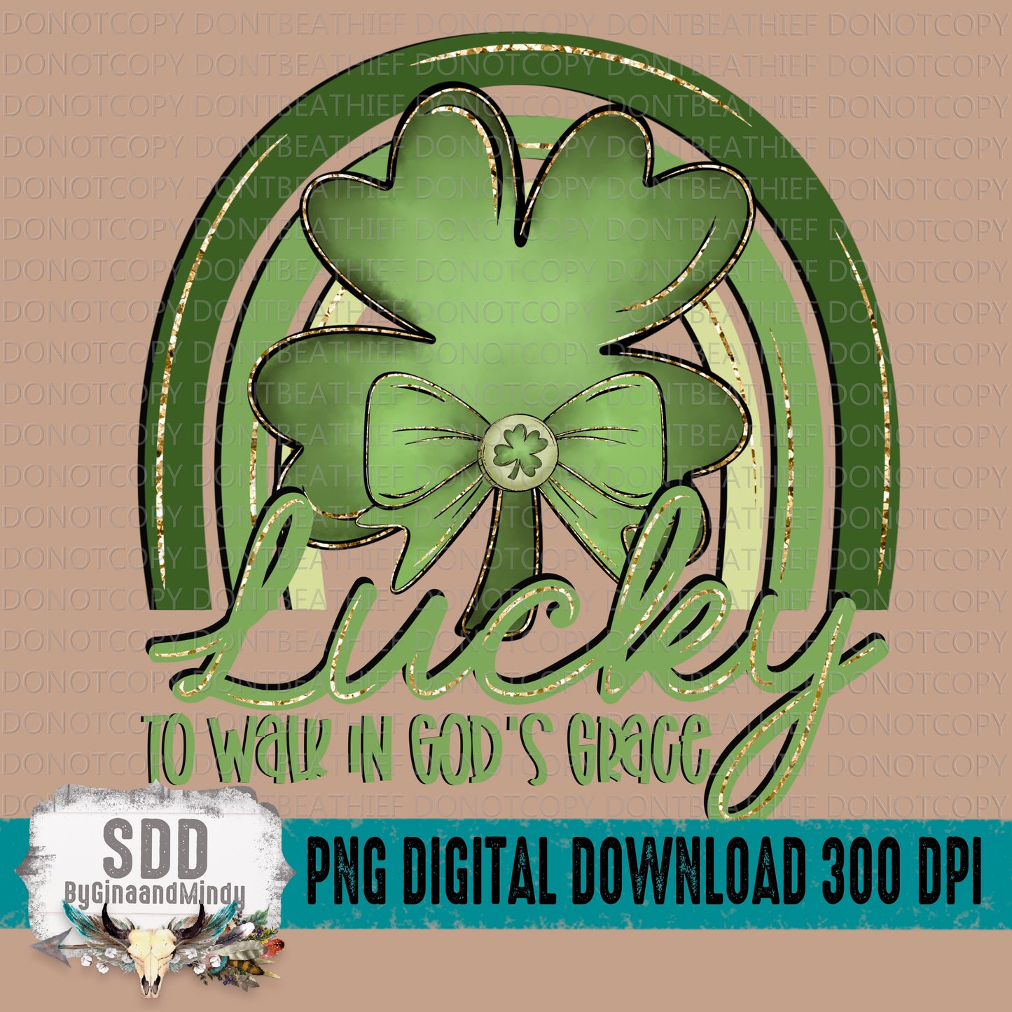 Lucky To Walk In Gods Grace