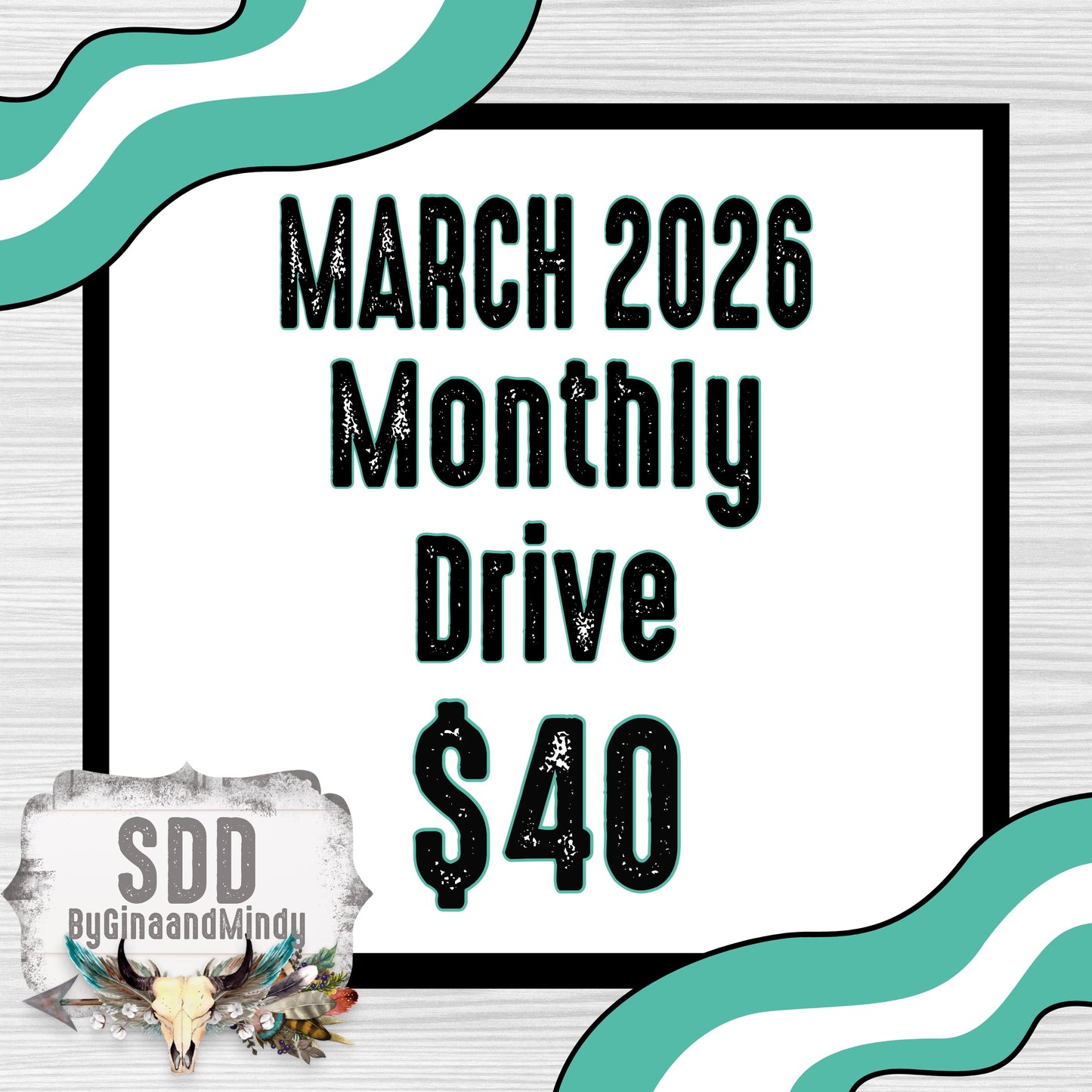 2026 March Monthly Drive
