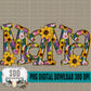 Floral Sunflowers; Mama