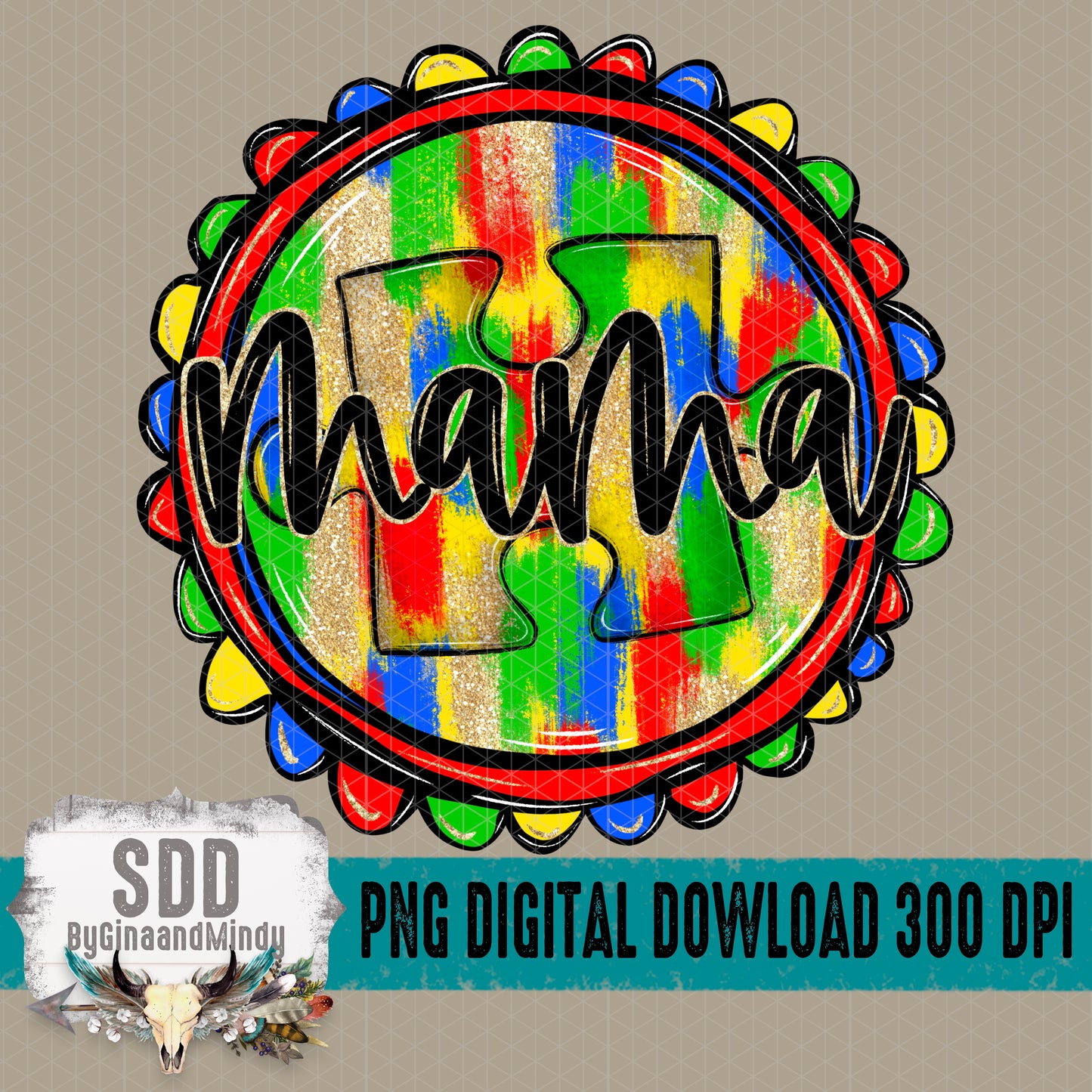 Autism Circle; Mama Bundle