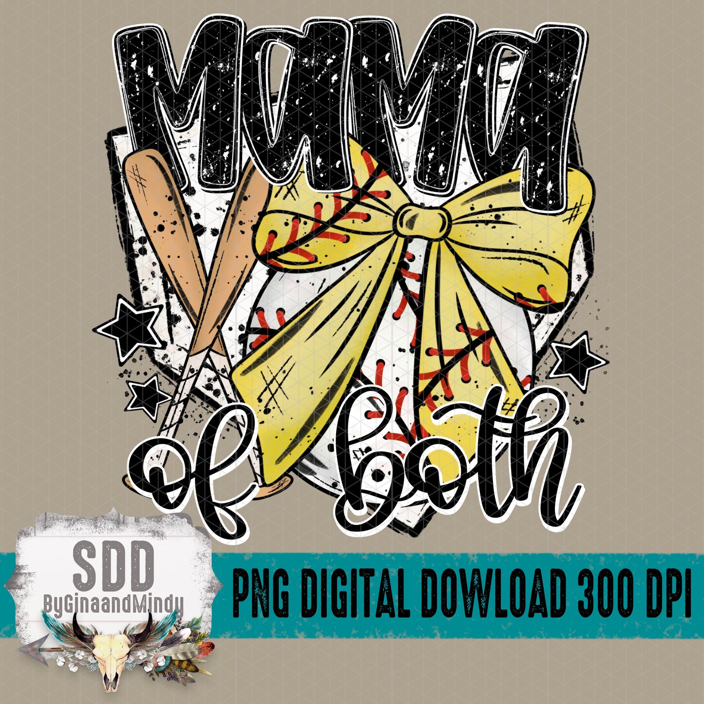 Mama of Both Baseball/Softball