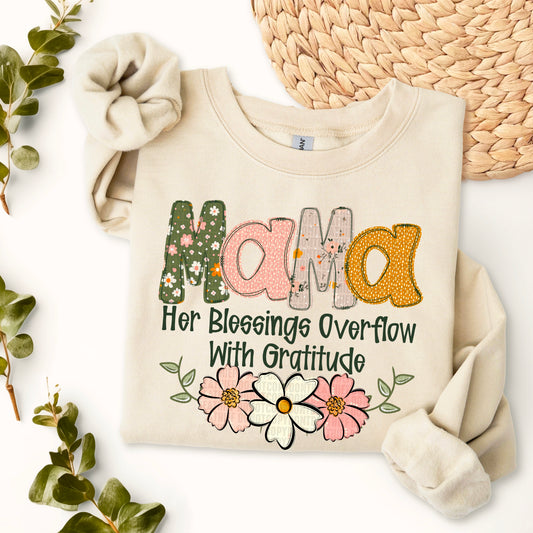 Boho Floral; Mama