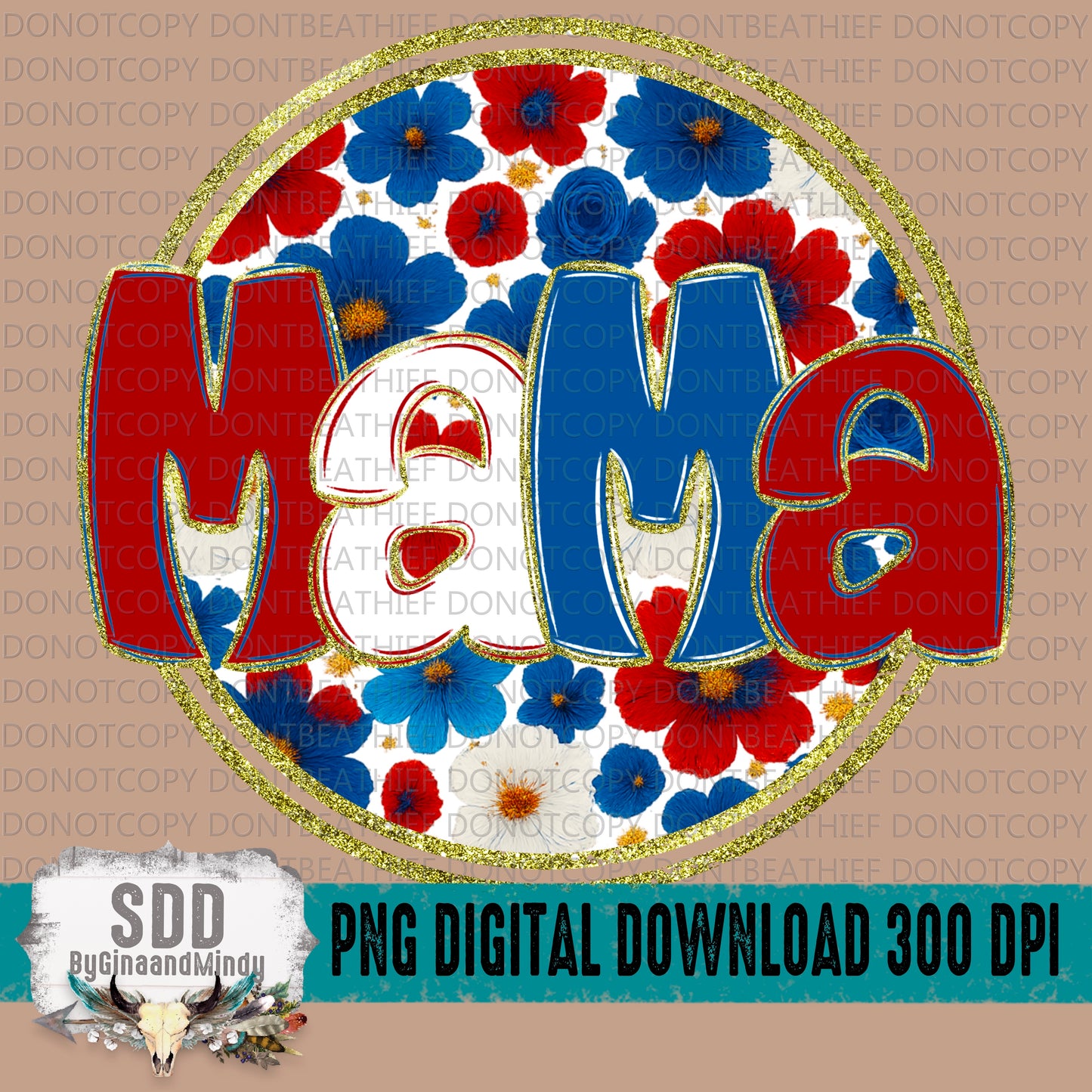 Mama 4th Floral
