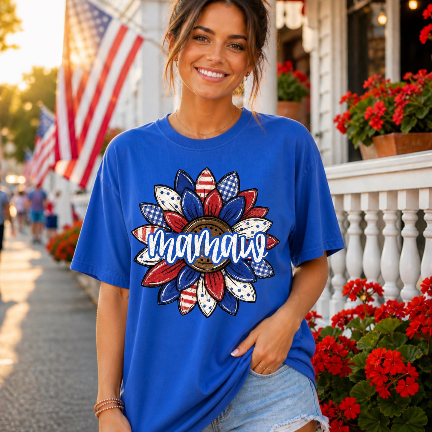 Patriotic Sunflower Collection; Mamaw