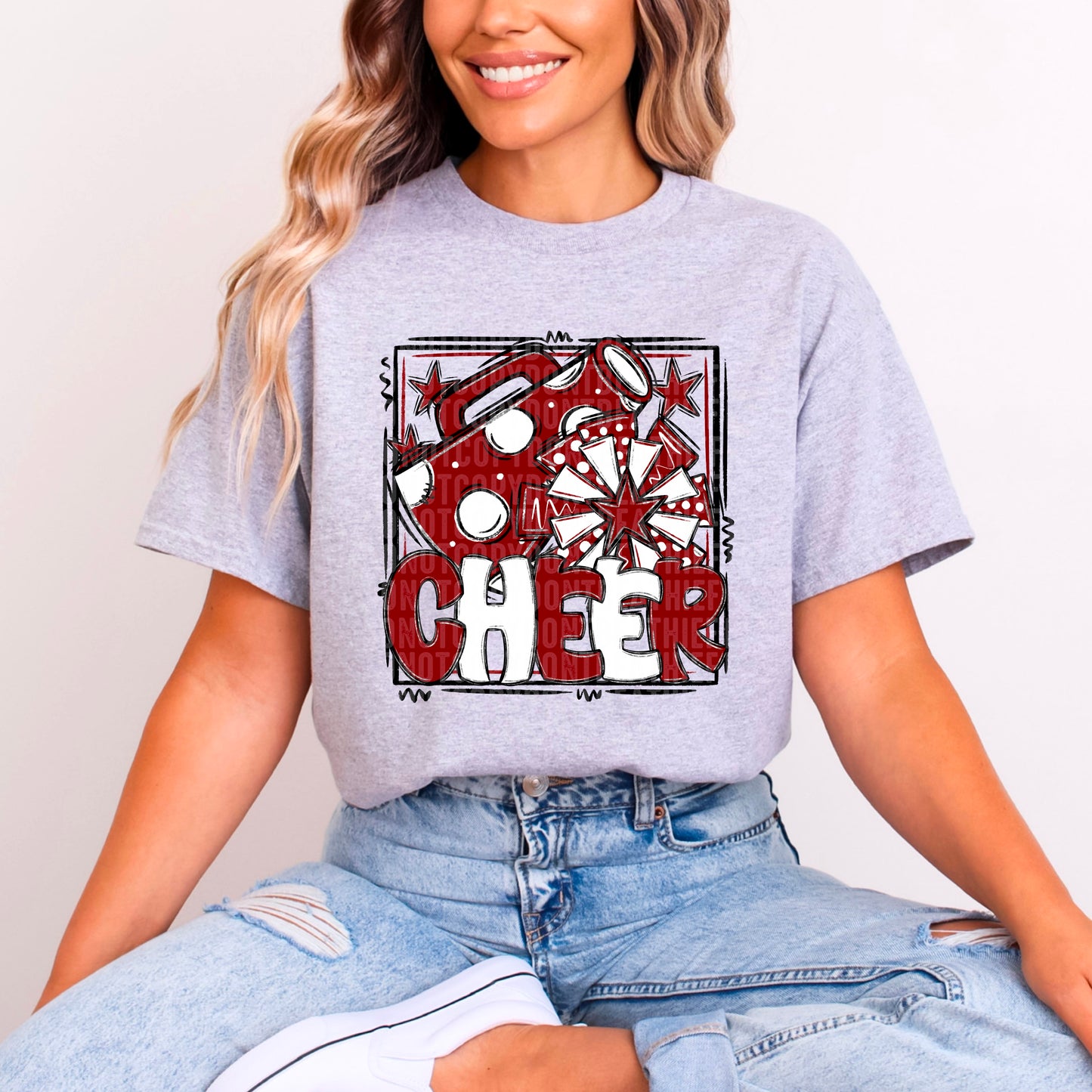Cheer Bundle; Maroon & White