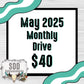 2025 May Monthly Drive