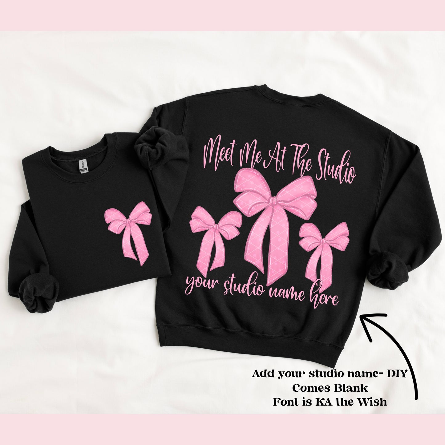 Meet Me At The Studio Bundle; DIY Font Used is KA The Wish